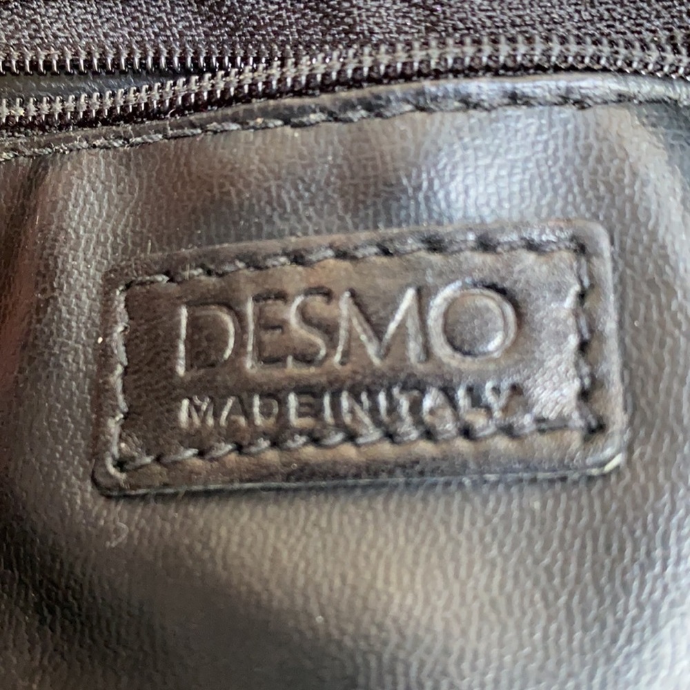 Desmo black leather tote - Picture 6 of 6